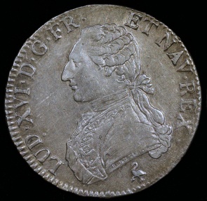 な　フランス　1 1784 A France 1 Ecu - Louis XVI - Paris Mint - AU | European Coins