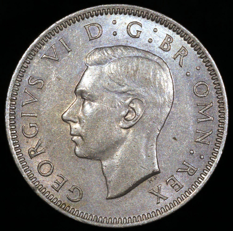 1949 Great Britain 1 Shilling - George VI - Scottish Crest - UNC