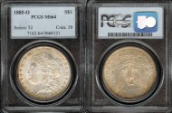 Us Coins - 1885o Morgan Dollar PCGS MS64