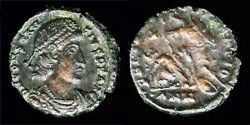 Ancient Coins - Constantius II Centenionalis - FEL TEMP REPARATIO - Antioch Mint