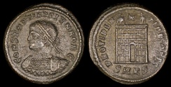 Ancient Coins - Constantine II Ae3 - PROVIDENTIAE CAES - Cyzicus Mint