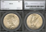 Us Coins - 1923 Peace Dollar SEGS MS63