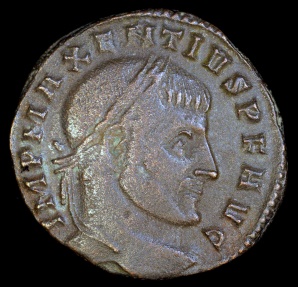 Ancient Coins - Maxentius Ae Follis - CONSERVVRB SVAE - Ticinum Mint 