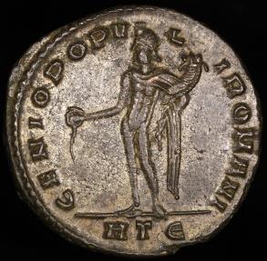 Ancient Coins - Galerius Follis - GENIO POPVLI ROMANI - Heraclea Mint
