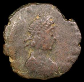 Ancient Coins - Arcadius 1/2 Centenionalis - SALVS REIPVBLICAE - Heraclea Mint 