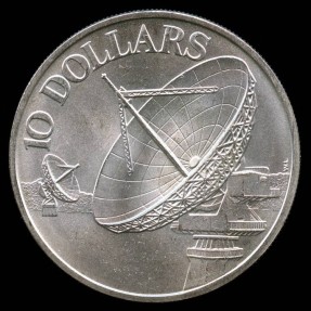 World Coins - 1979 Singapore 10 Dollars BU