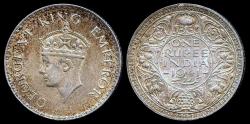 World Coins - 1941 B India 1 Rupee UNC