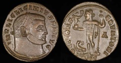 Ancient Coins - Licinius I Ae3 - IOVI CONSERVATORI - Siscia Mint