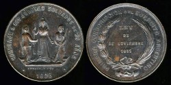 World Coins - 1896 Argentina – 1st Military Conscription for the Argentinian Army 