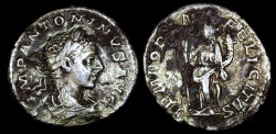 Ancient Coins - Elagabalus Denarius - TEMPORVM FELICITAS - Rome Mint