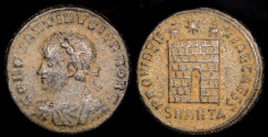 Ancient Coins - Constantine II Ae3 - PROVIDENTIAE CAES - Antioch Mint