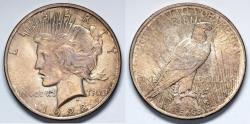 Us Coins - 1923 P Peace Dollar - BU - Silver