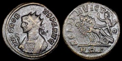 Ancient Coins - Probus Antoninianus - SOLI INVICTO - Rome Mint