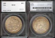 Us Coins - 1896 Morgan Dollar SEGS MS62