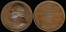 World Coins - 1824 France - Jean Jacques Barthelemy by Jacques-E'douard Gatteaux 