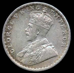 World Coins - 1913 (b) India (British) 1 Rupee XF