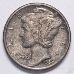 1939 mercury dime newest