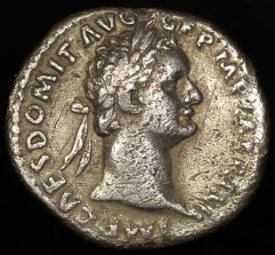 Ancient Coins - Domitian Silver Denarius - IMP XIIII COS XIIII CENS P P P - Rome Mint
