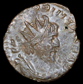Ancient Coins - Victorinus Antoninianus - PAX AVG - Cologne Mint 