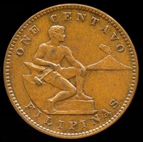 World Coins - 1904 Philippines 1 Centavo AU