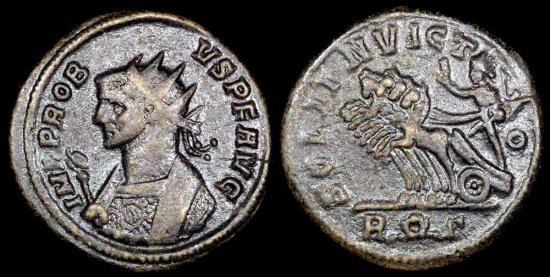 Ancient Coins - Probus Antoninianus - SOLI INVICTO - Rome Mint