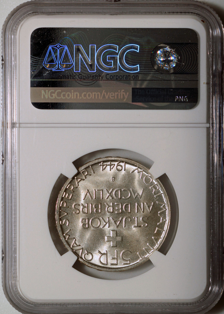 220) 　スイス　5フラン記念銀貨　1944年 St.Jakob ／Switzerland 5 Franken Silver Coin 1944 St.Jakob 2025年最新Yahoo!オークション -スイス 銀貨 5フランの中古品・新品