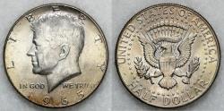 Us Coins - 1965 P Kennedy Half Dollar - UNC Silver (40%)