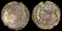 Ancient Coins - Constantius II Centenionalis - FEL TEMP REPARATIO - Constantinople Mint 