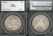 Us Coins - 1878s Morgan Dollar SEGS MS61-PL Reverse