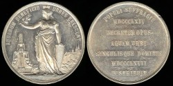 World Coins - 1867 Switzerland – Public Waterworks