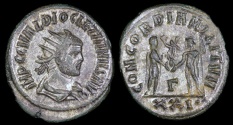 Ancient Coins - Diocletian Antoninianus - CONCORDIA MILITVM - Siscia Mint
