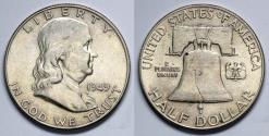 Us Coins - 1949 P Franklin Half Dollar - UNC - Silver