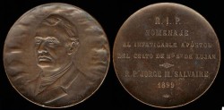 World Coins - 1899 Argentina – Father Jorge Maria Salvaire 