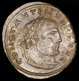 Ancient Coins - Constantine I Follis - IOVI CONSERVATORI AVGG NN - Thessalonica Mint
