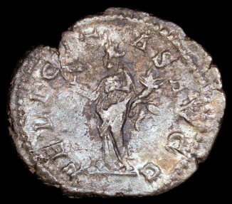 Ancient Coins - Caracalla Denarius - FELICITAS AVGG - Rome Mint 