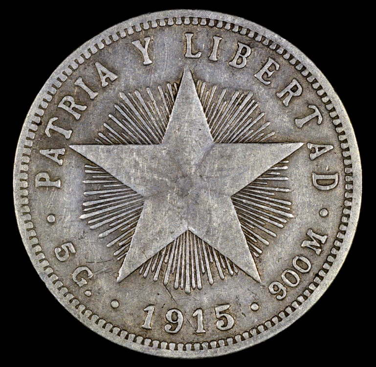 1915-cuba-20-centavos-coarse-reeding-low-relief-star-xf-north