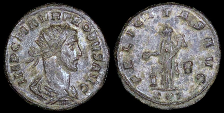 Ancient Coins - Probus Antoninianus - FELICITAS AVG - Siscia Mint 