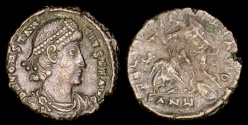 Ancient Coins - Constantius II Ae3 - FEL TEMP REPARATIO - Antioch Mint