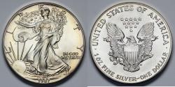 Us Coins - 1987 P American Silver Eagle - BU (1 Full Ounce of Silver)
