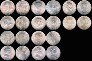 World Coins - 1928-1937 Austria Commemorative 10 coin 2 Schilling Set BU