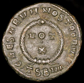 Ancient Coins - Constantine II Ae3 - CAESARVM NOSTRORVM - Thessalonica Mint