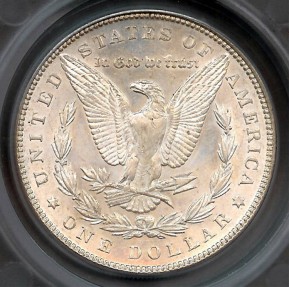 US Coins - 1887 Morgan Dollar - VAM 11 - SEGS MS62