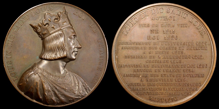 Louis IX, St Louis, 1215 - 1270. King of France