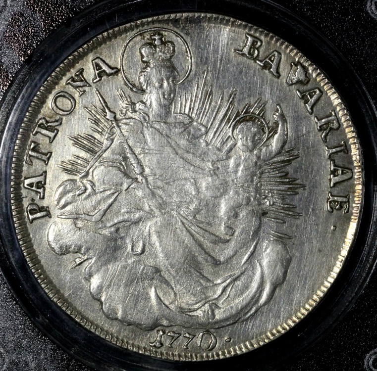 1770 A Bavaria (German State) 1 Thaler PCGS AU | European Coins