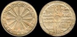 World Coins - 1969 So Uruguay 1000 Peso - F.A.O. Issue - Commemorative Silver BU