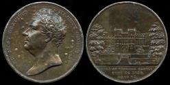 World Coins - 1830  Great Britain - George IV Commemorative - Death Medal by Thomas Wells Ingram (Early Bronze Electrotype)