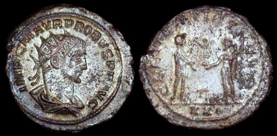 Ancient Coins - Probus Antoninianus - CLEMENTIA TEMP - Antioch Mint