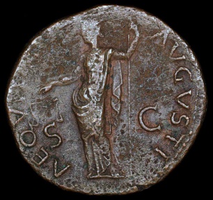 Ancient Coins - Vespasian Dupondius - AEQUITAS AUGUSTI - Lugdunum Mint
