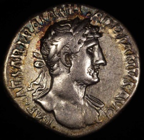 Ancient Coins - Hadrian Denarius - P M TR P COS III - Rome Mint