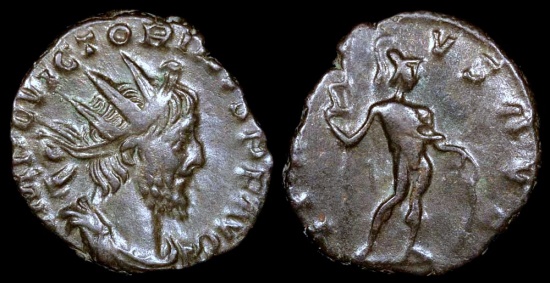 Ancient Coins - Victorinus Antoninianus - VIRTVS AVG - Treveri Mint 